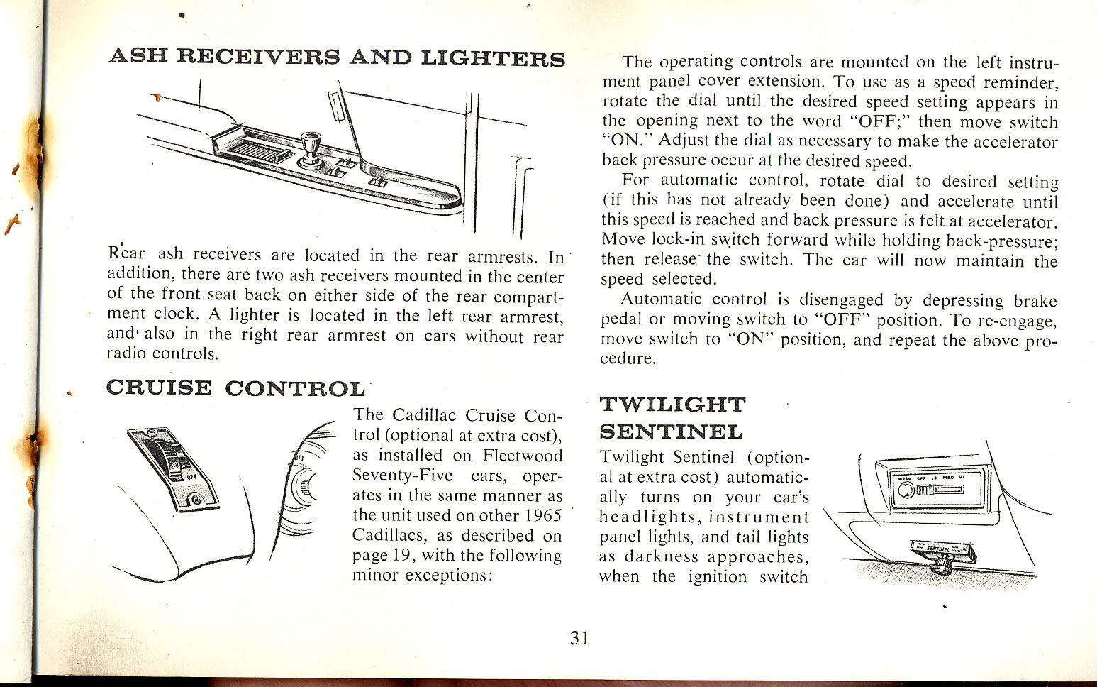 1965 Cadillac Owners Manual Page 14